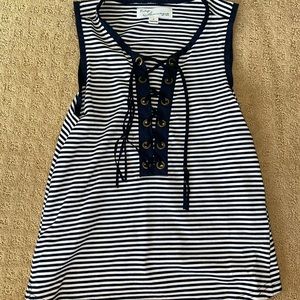 Striped Tie Tank